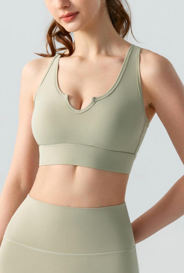 CoolMax V-Neck Sports Bra