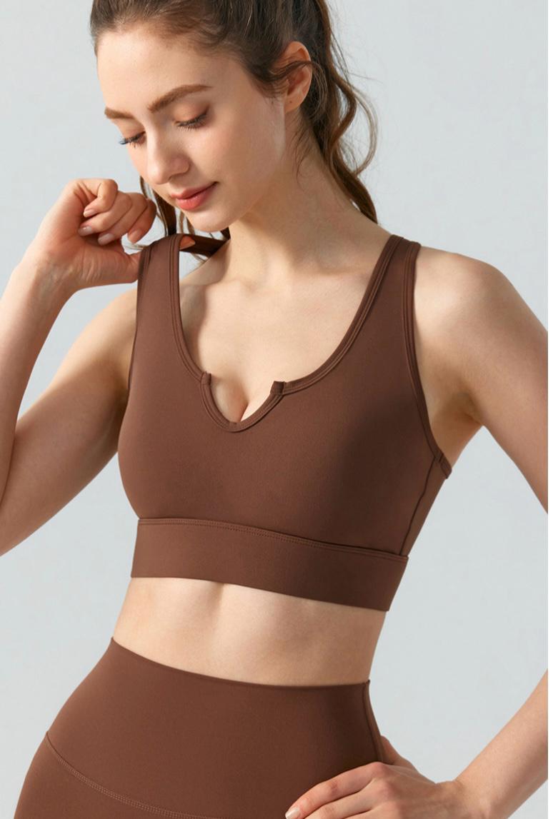 CoolMax V-Neck Sports Bra