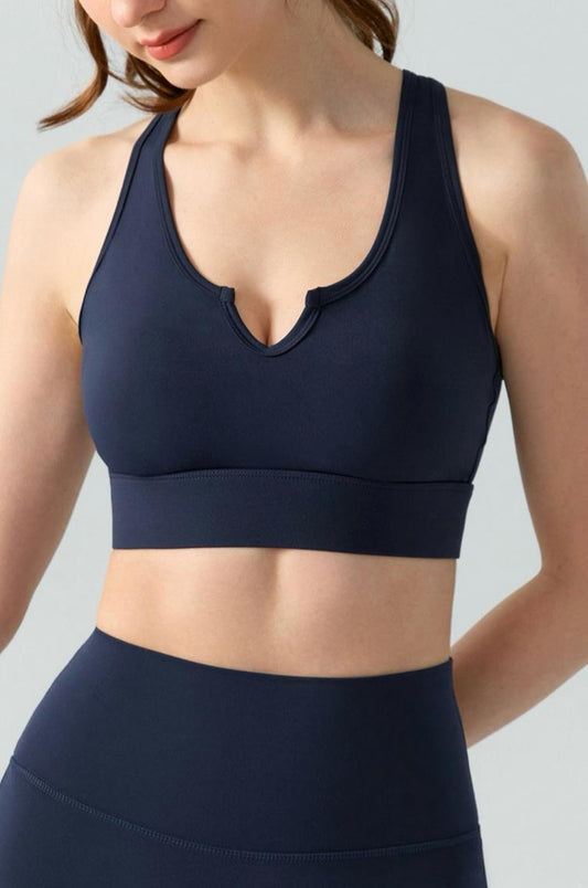 CoolMax V-Neck Sports Bra